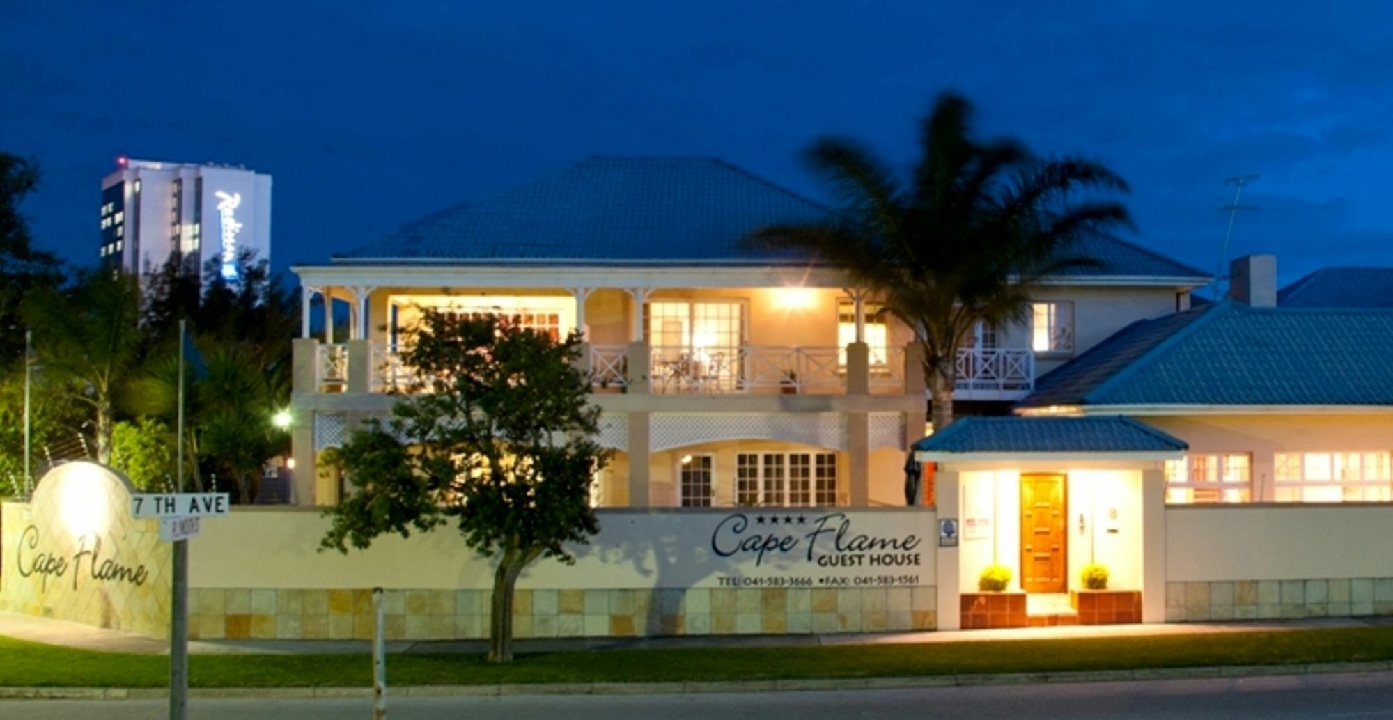 Cape Flame Guest House Порт Елизабет Екстериор снимка